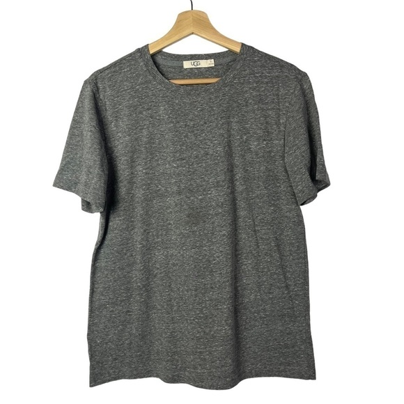 UGG Gray Henrie Tri-Blend Crewneck Short Sleeve T-Shirt S - Picture 2 of 5